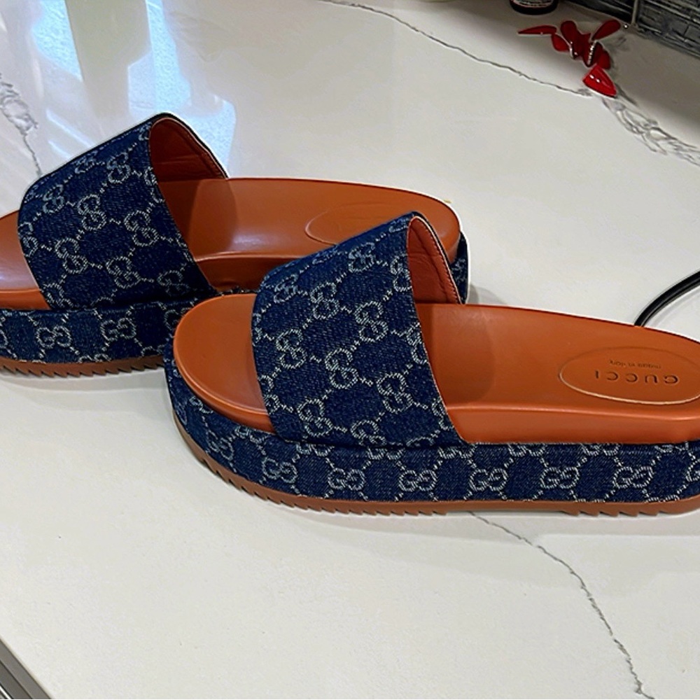 Demin slides SOLD!!!